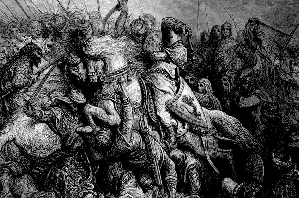 Сражение Ричарда I с армией Исаака Комнина