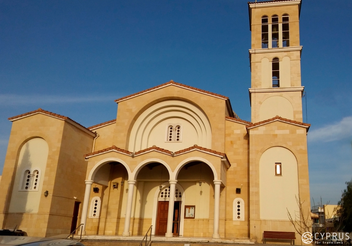 Panagia Chryseleousa — the main church of the Akaki village