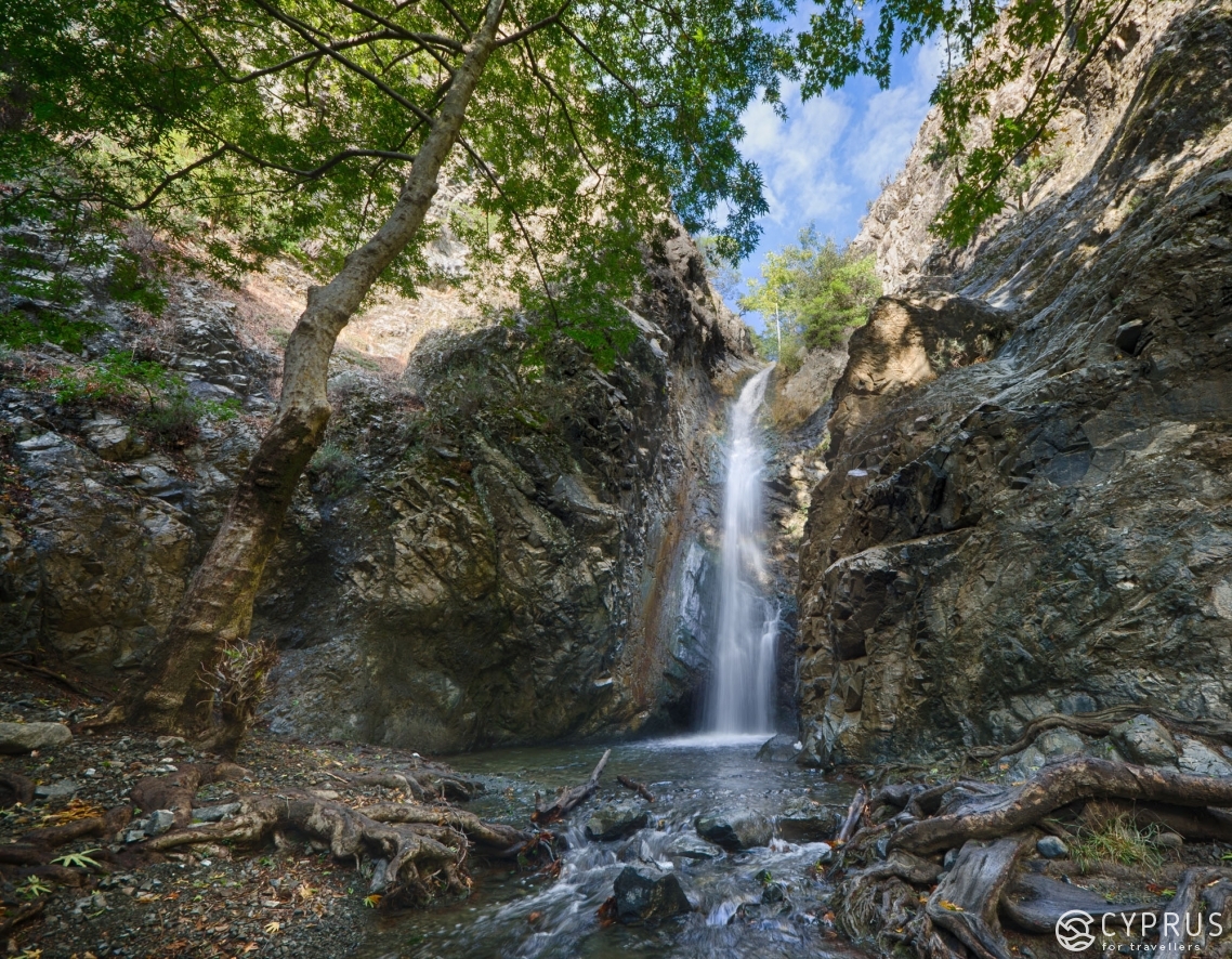 Водопад Милломерис, Кипр